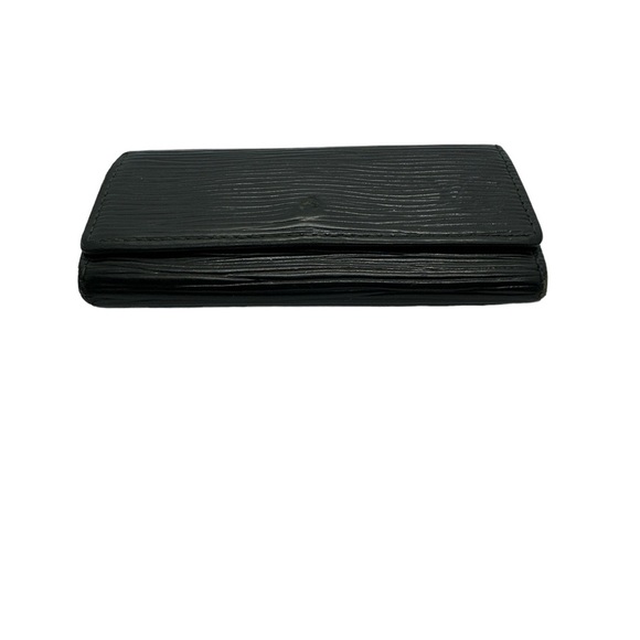 -CA0096 Authentic Louis Vuitton Black Epi Key Holder - Picture 4 of 12